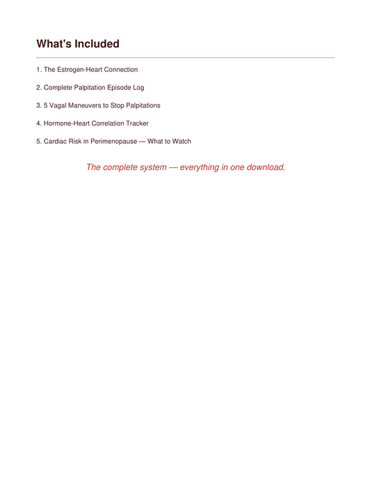 The Complete Perimenopausal Heart Health System — Poppy's Field (preview 1)
