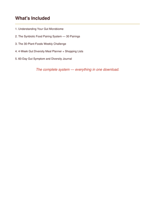 The Complete Gut Microbiome Healing System — Poppy's Field (preview 1)