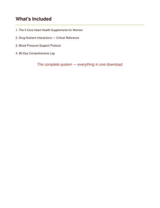 The Complete Heart Health Supplement & Monitoring System — Poppy's Field (preview 1)