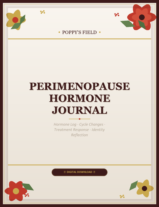 Perimenopause Hormone Journal Cover