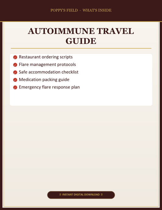 Autoimmune Travel Guide — What's Inside