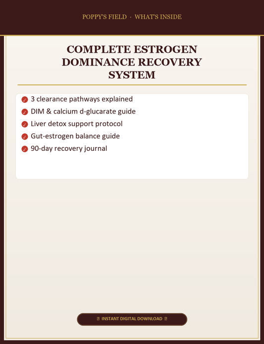 Complete Estrogen Dominance Recovery System — What's Inside