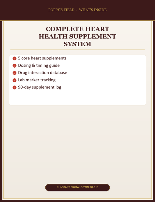 Complete Heart Health Supplement System — What's Inside