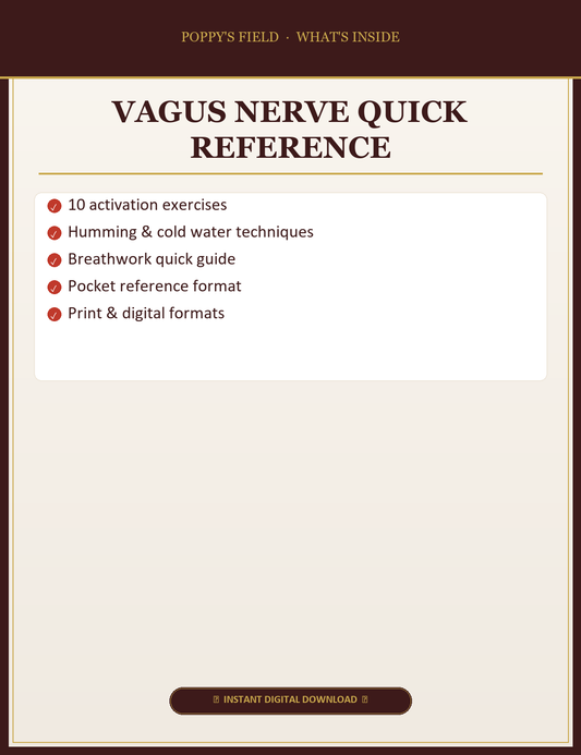 Vagus Nerve Quick Reference — What's Inside