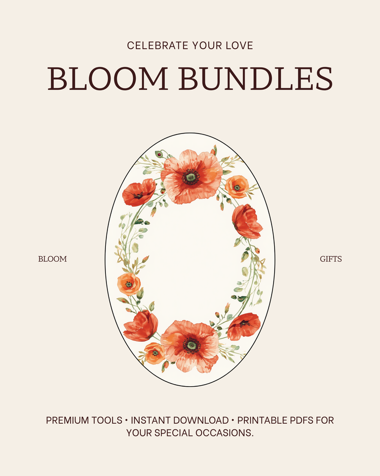 Bloom Bundles Collection - Poppy's Field