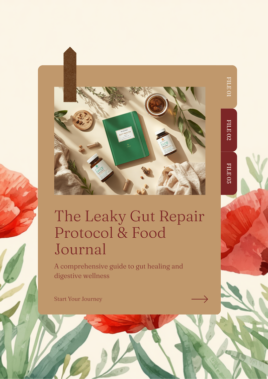 The Leaky Gut Repair Protocol and Food Journal - Gut Healing Guide - Poppys Field