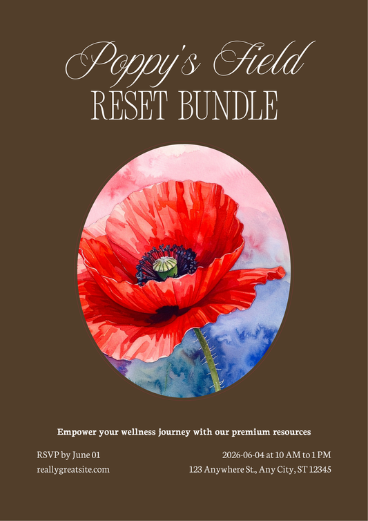 The Mind and Body Reset Bundle - ADHD PCOS Cortisol - Poppys Field
