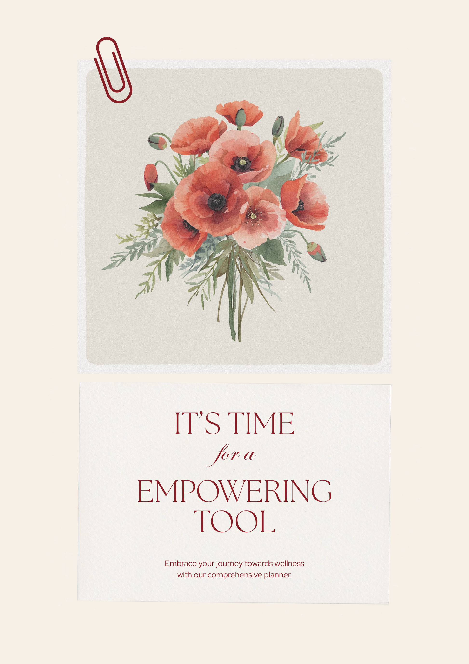90-Day Menopause Wellness Planner - Daily Tracker Symptom Log - Poppys Field