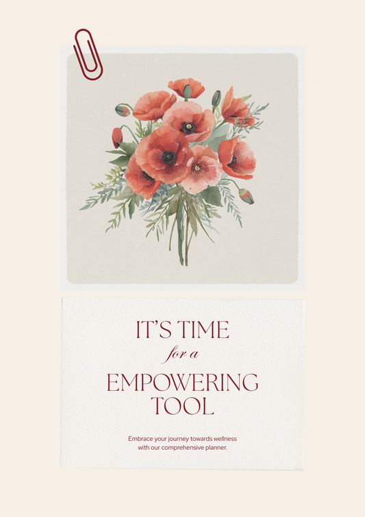 90-Day Menopause Wellness Planner - Daily Tracker Symptom Log - Poppys Field