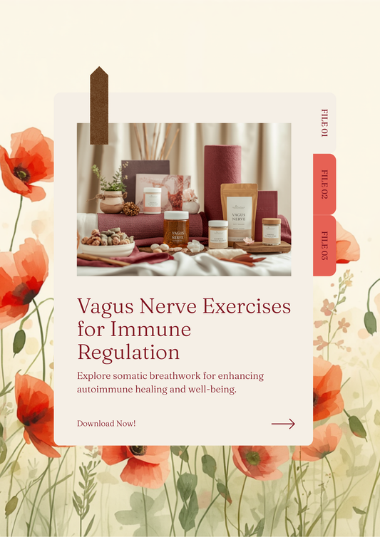 Vagus Nerve Exercises for Immune Regulation - Somatic Breathwork Autoimmune Healing - Poppys Field