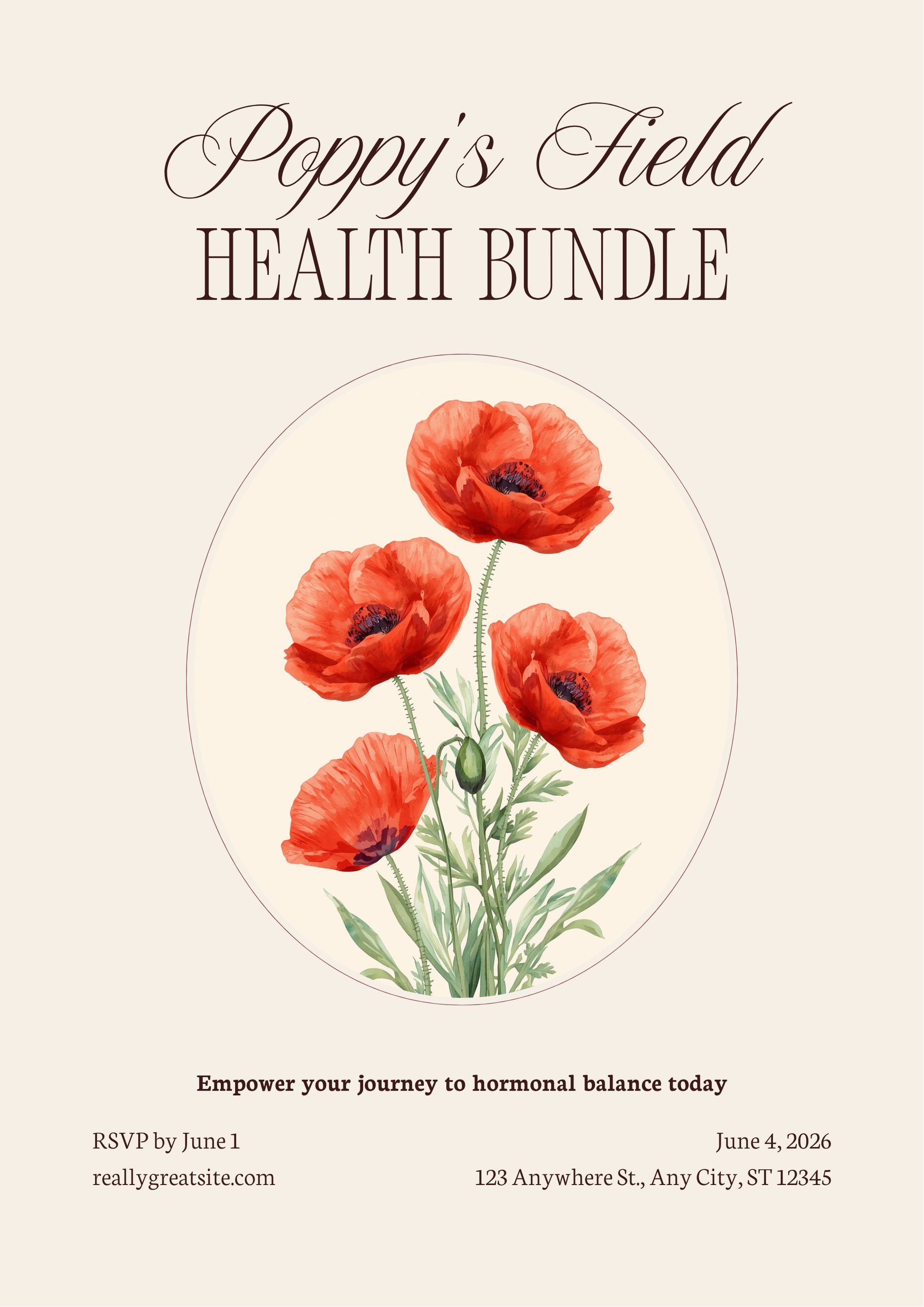 The Women's Hormone Health Bundle - GLP-1 Cortisol HRT - Poppys Field