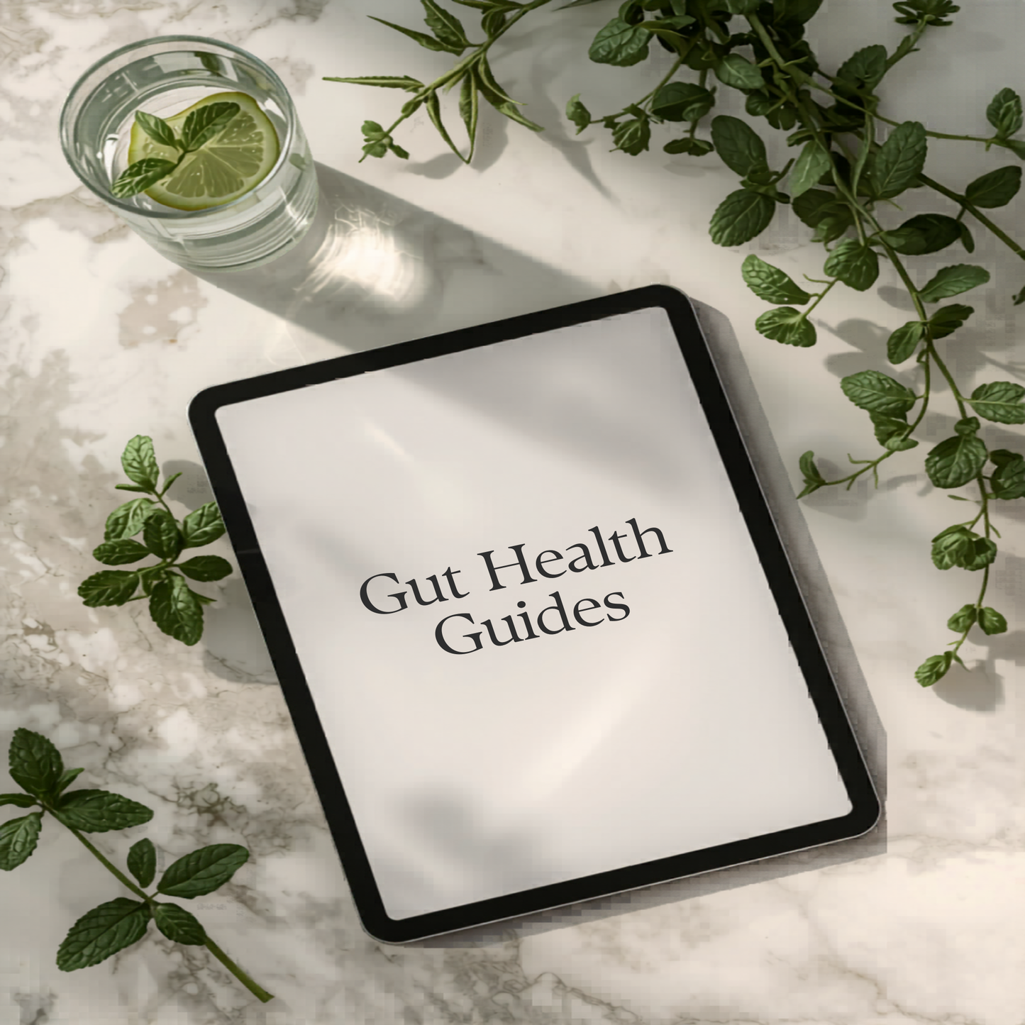 Poppy's Field gut health and autoimmune wellness guides — lifestyle mockup