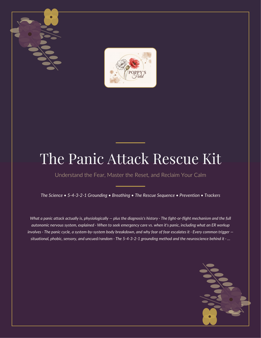 The Complete Anxiety & Panic Management System — Poppy's Field (preview 1)