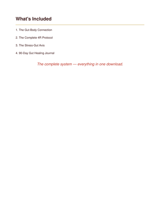 The Complete Gut Healing & Repair System — Poppy's Field (preview 1)