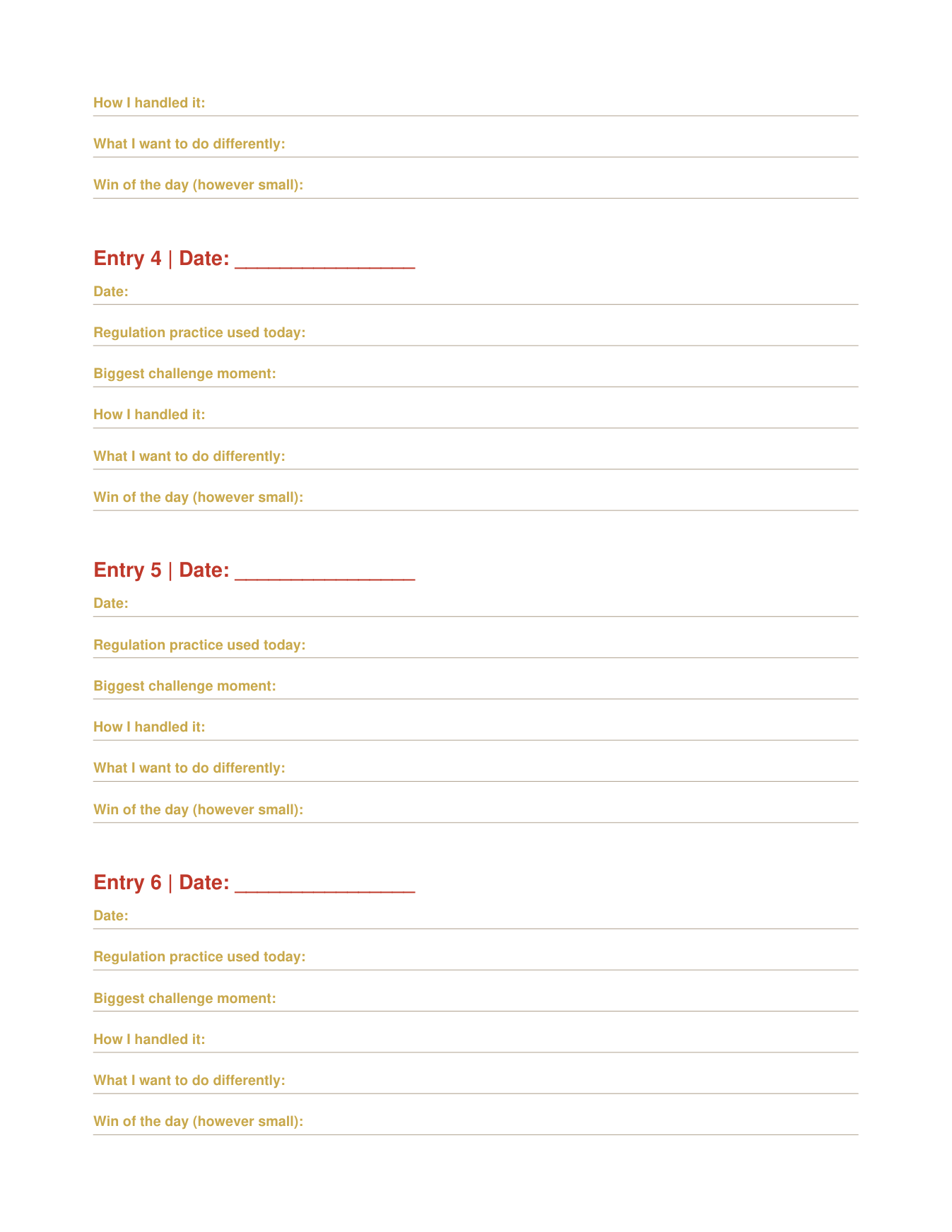 The Complete Regulated Parent Toolkit — Poppy's Field (preview page 3)