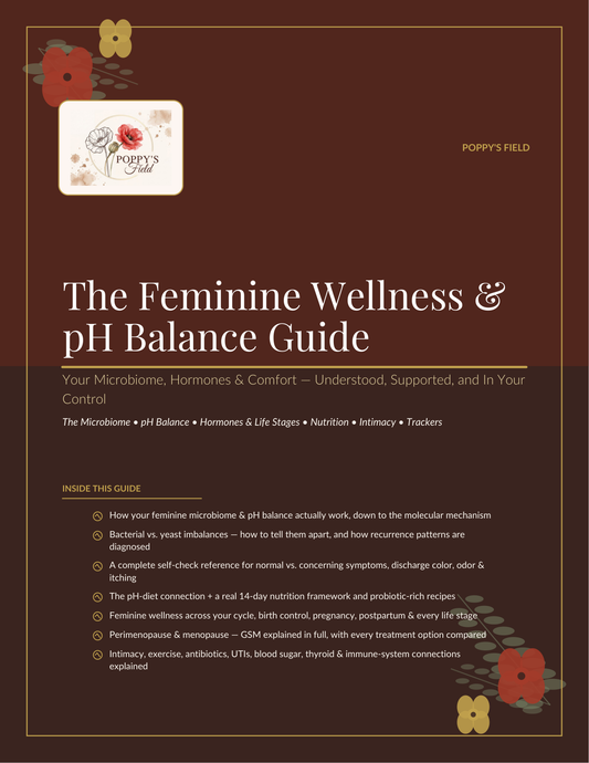 Feminine & Intimate Wellness Guide — Poppy's Field (preview page 1)
