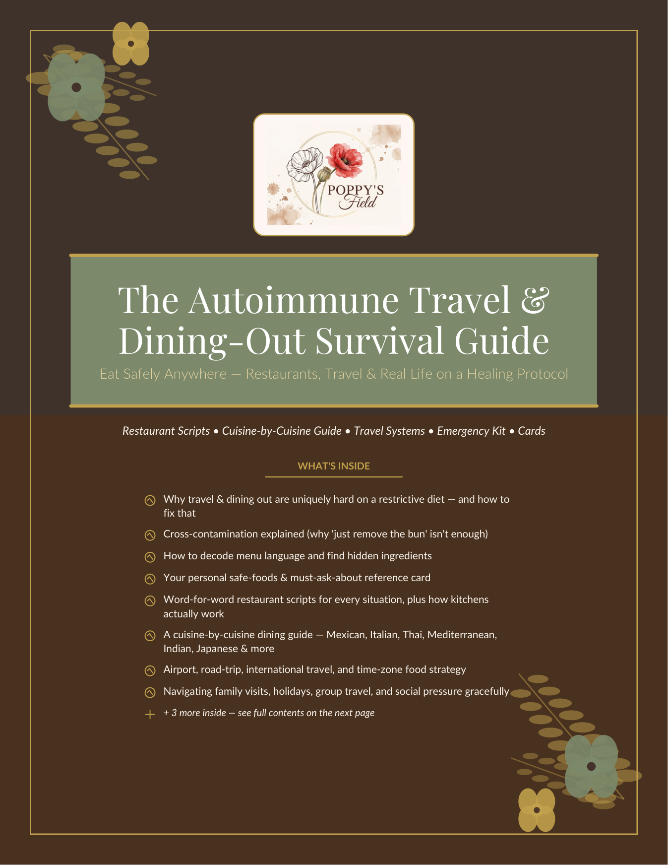 The Complete Autoimmune Life Management System — Poppy's Field (preview 1)