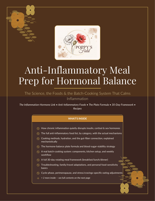 The Complete Anti-Inflammatory Hormone Reset System — Poppy's Field (preview 1)