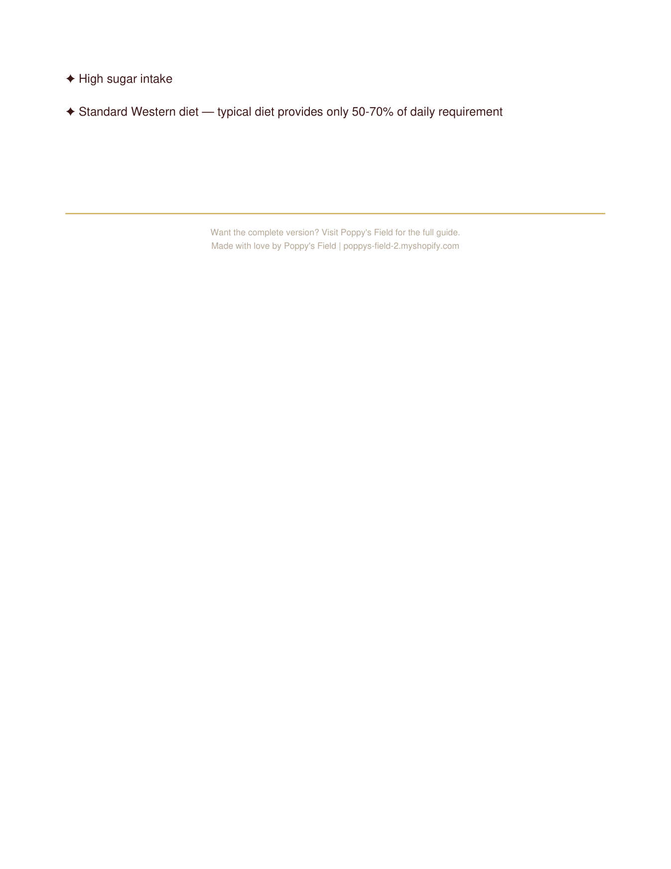 Magnesium Quick Reference Guide | Which Form for Heart Sleep Anxiety Muscle Pain | Instant Download — Poppy's Field (preview 3)