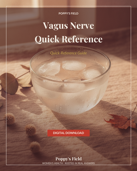 Vagus Nerve Quick Reference — Poppy's Field (hero mockup)