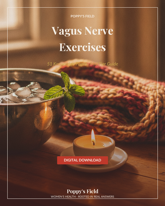 Vagus Nerve Exercises for Immune Regulation | Somatic Breathwork Guide Autoimmune Healing | Instant Download — Poppy's Field (cover)
