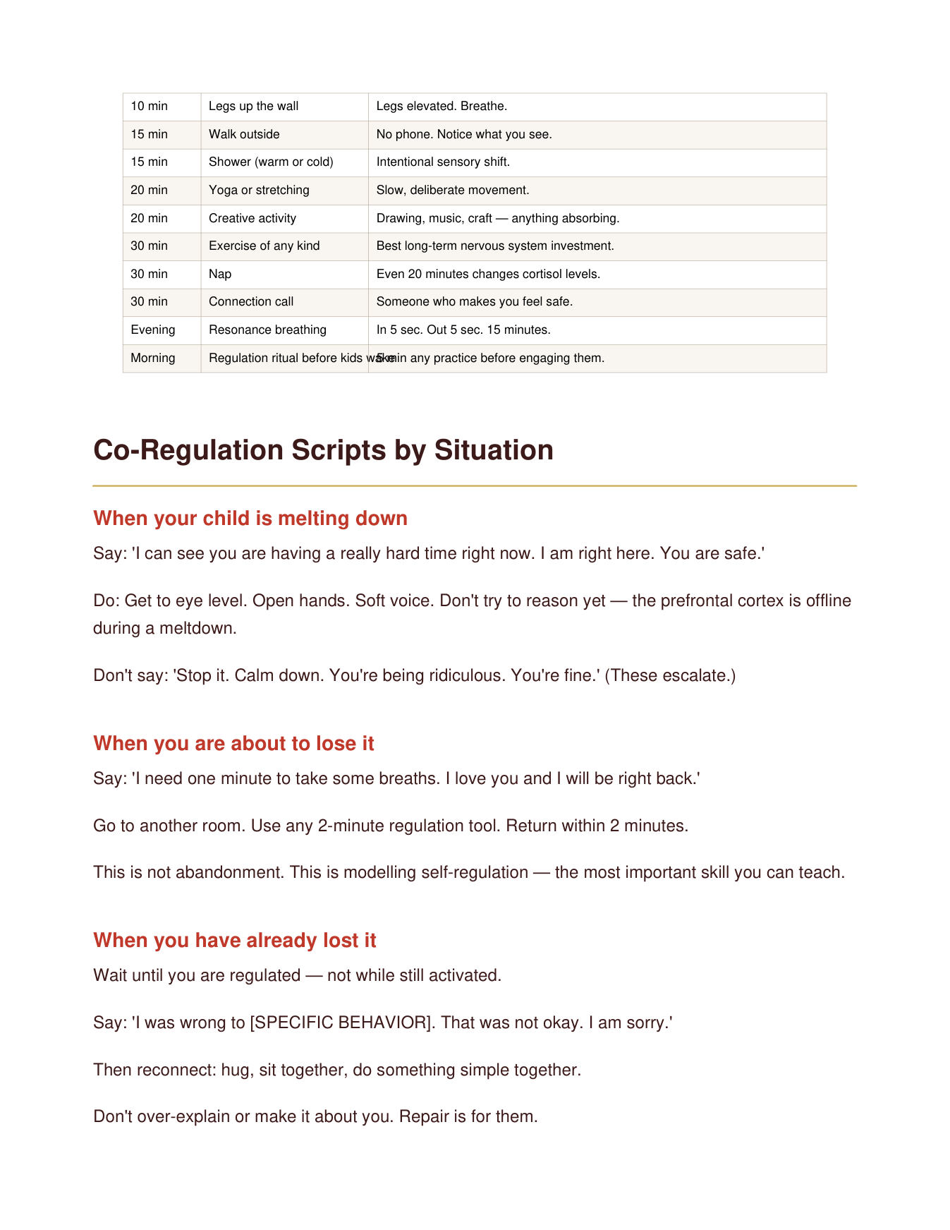 The Complete Regulated Parent Toolkit — Poppy's Field (preview page 2)