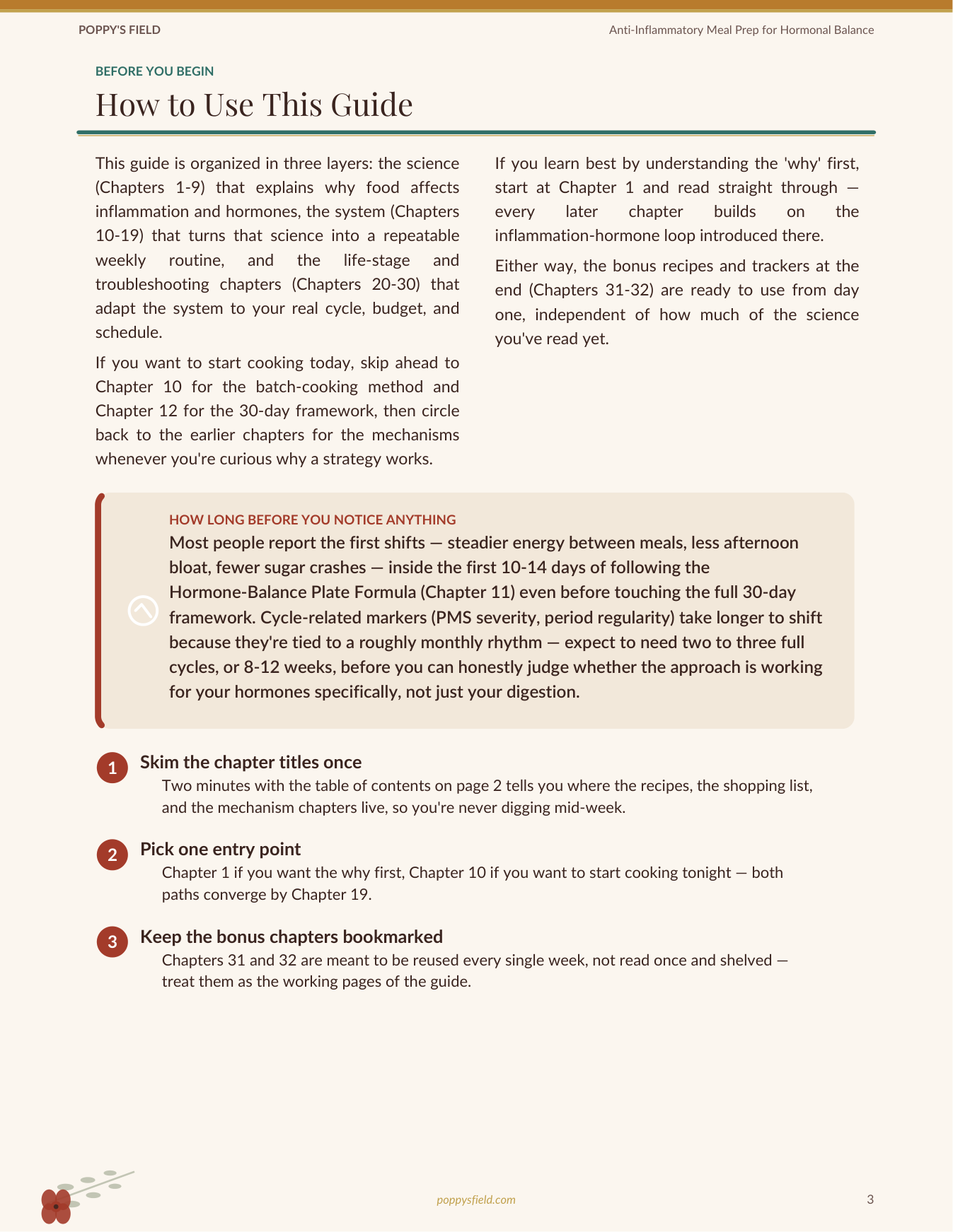 The Complete Anti-Inflammatory Hormone Reset System — Poppy's Field (preview 4)
