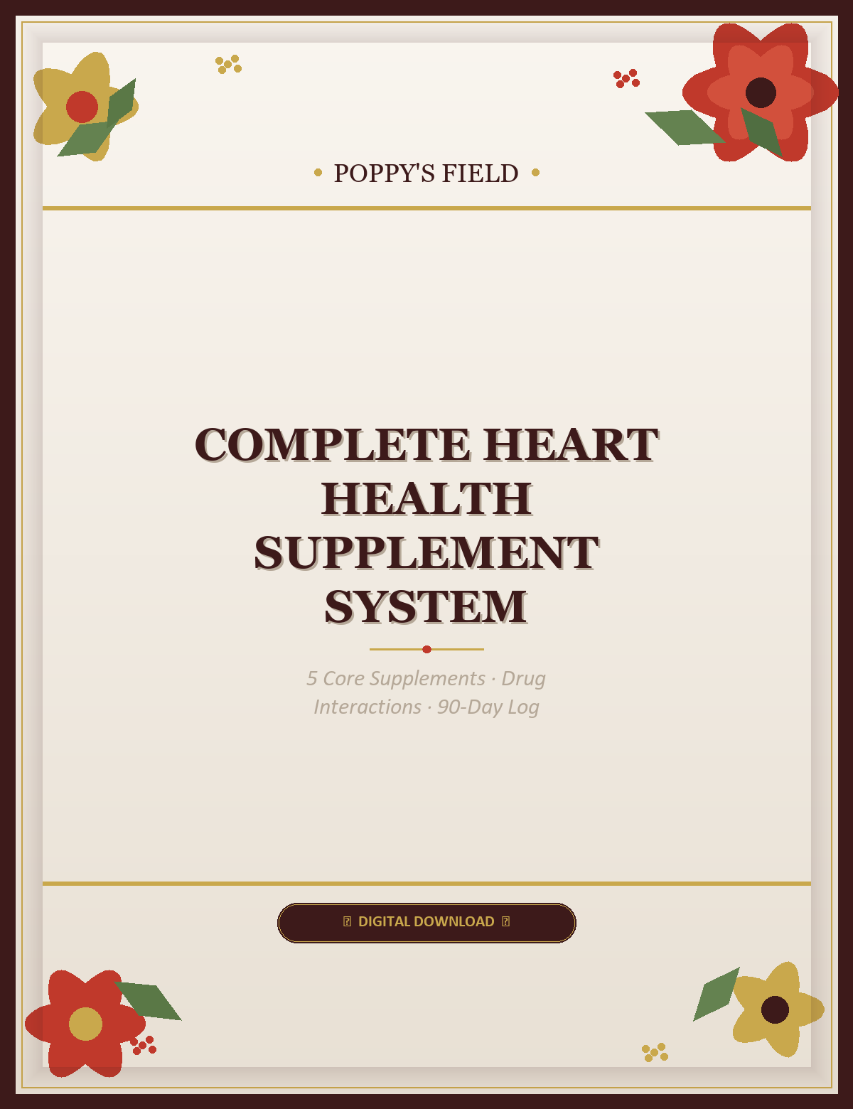 Complete Heart Health Supplement System