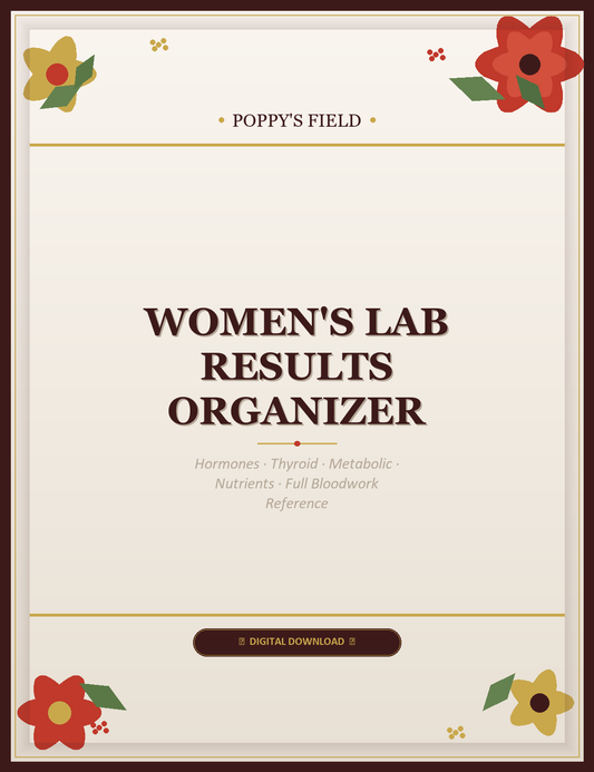 Women's Lab Results Organizer Cover