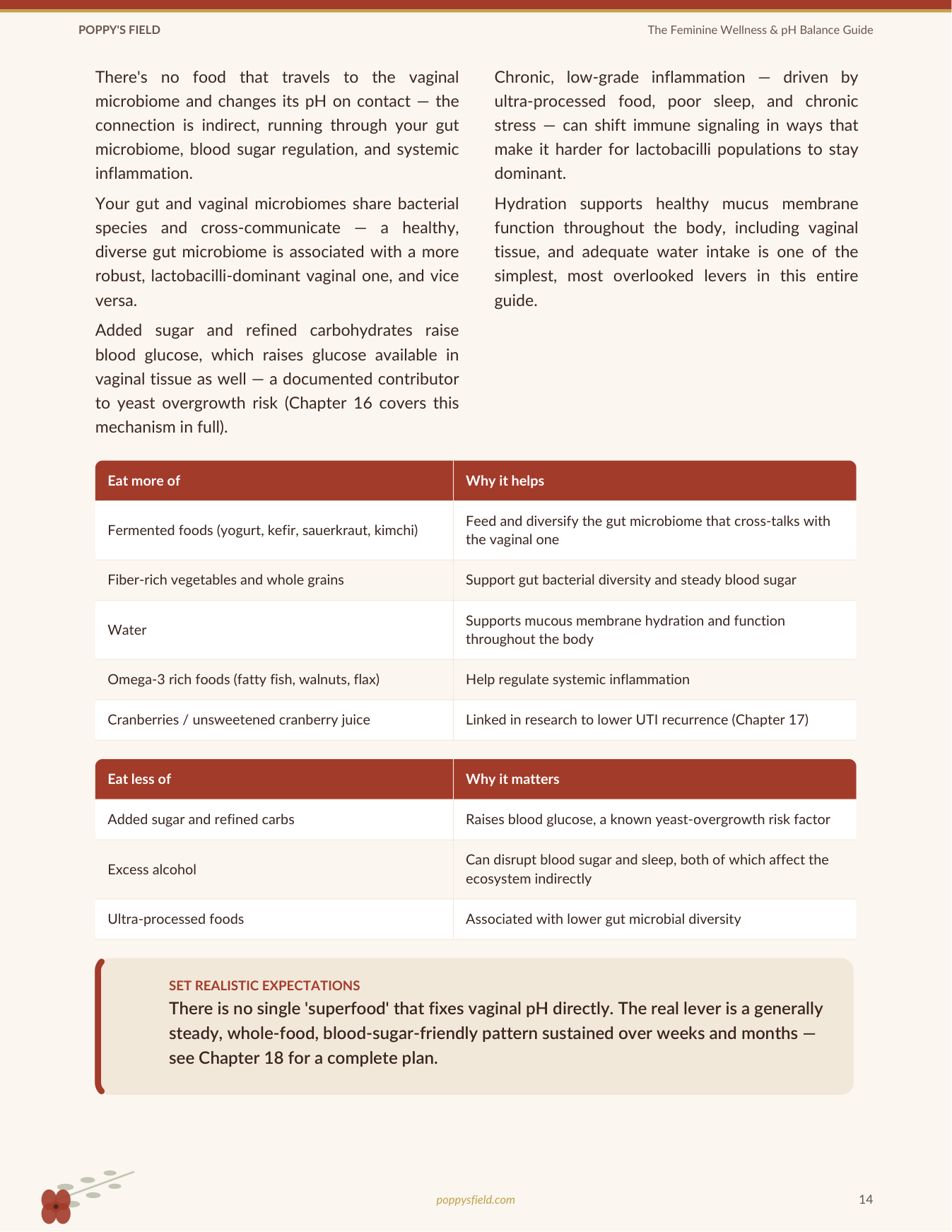 Feminine & Intimate Wellness Guide — Poppy's Field (preview page 2)