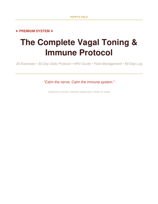 The Complete Vagal Toning & Immune Protocol — Poppy's Field (preview page 1)