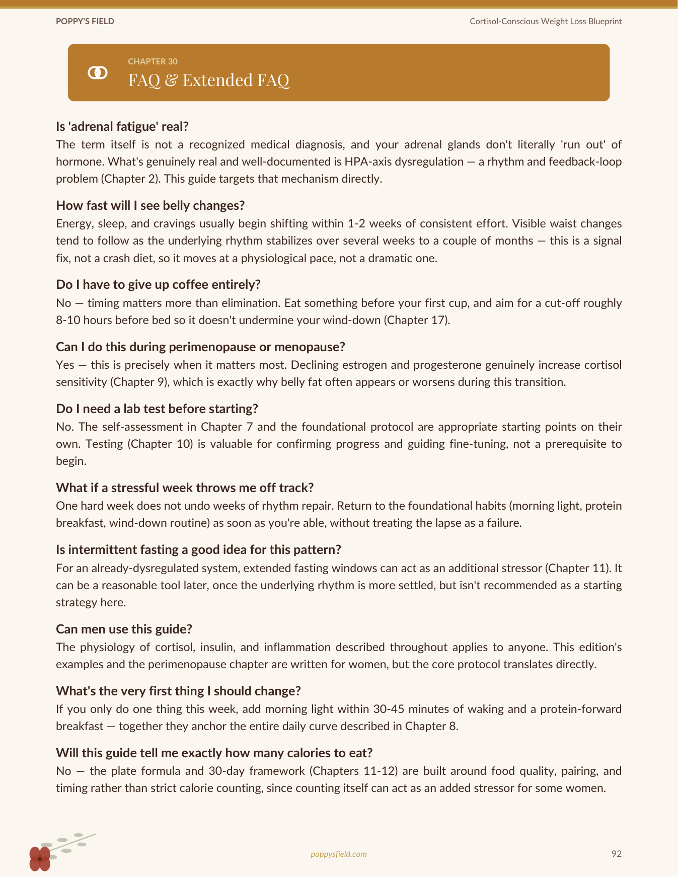 Cortisol-Conscious Weight Loss Blueprint — Poppy's Field (preview 4)
