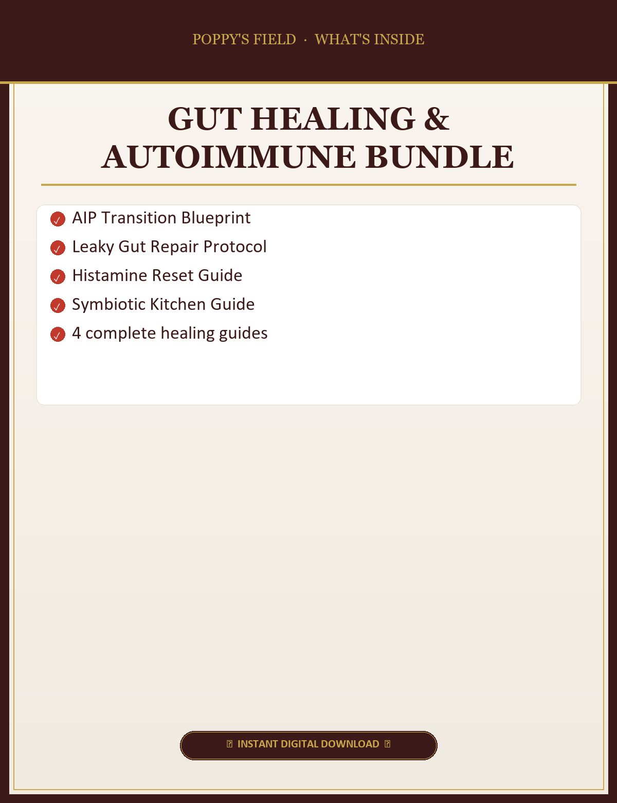 Gut Healing & Autoimmune Bundle — What's Inside