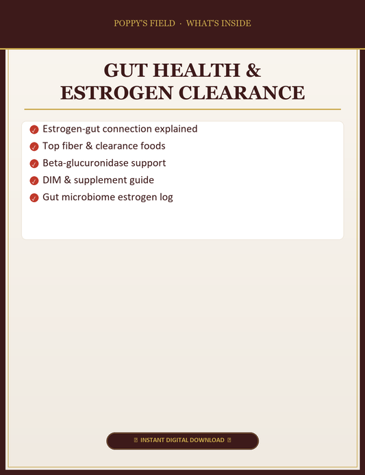 Gut Health & Estrogen Clearance — What's Inside