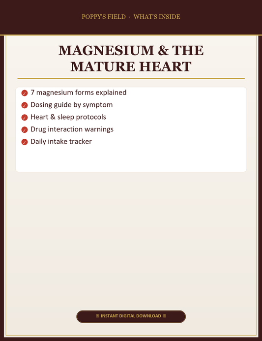 Magnesium & the Mature Heart — What's Inside