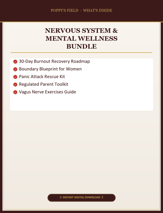 Nervous System & Mental Wellness Bundle — What's Inside