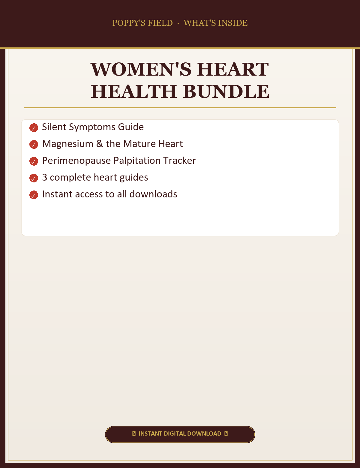 Women's Heart Health Bundle — What's Inside