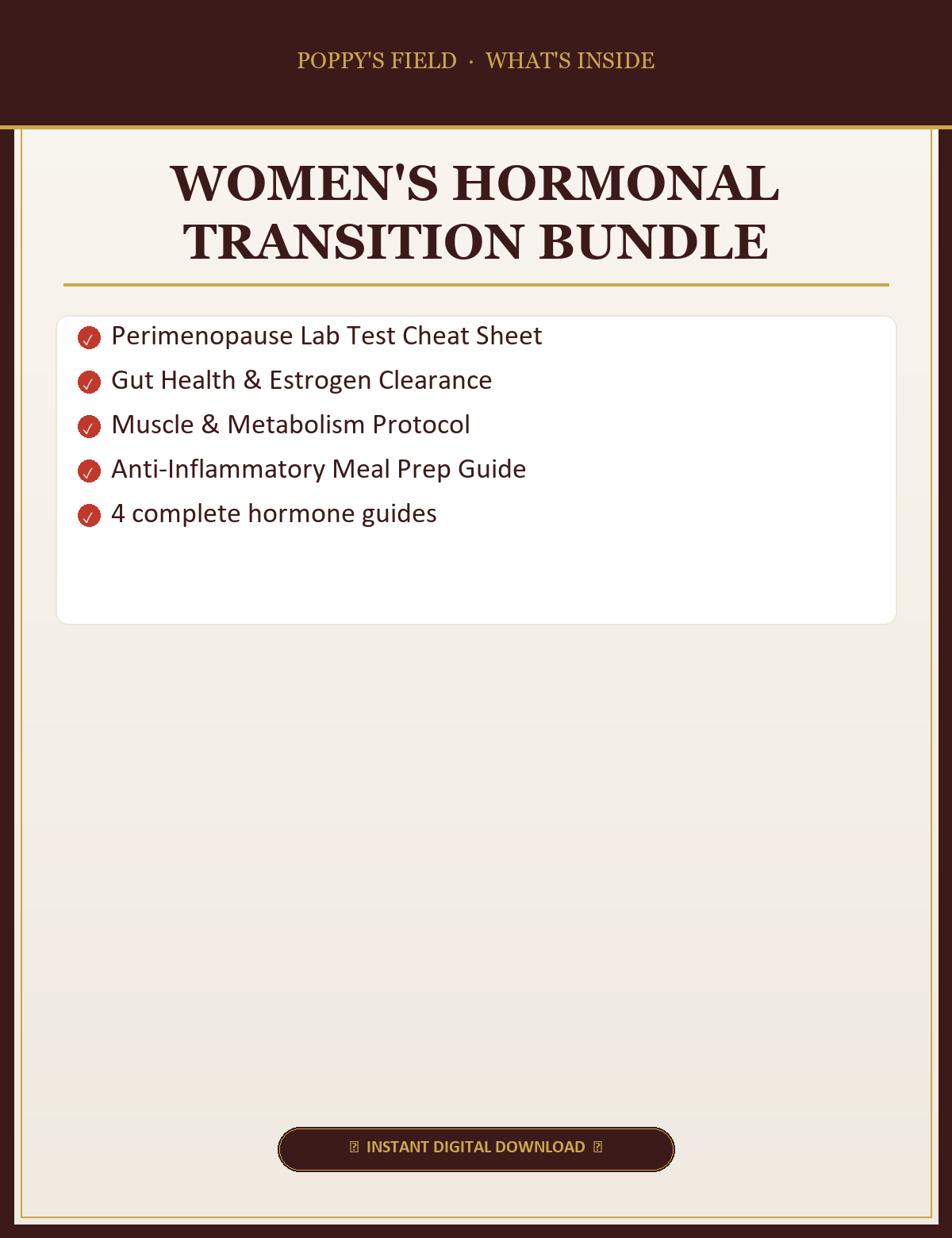 Women's Hormonal Transition Bundle — What's Inside